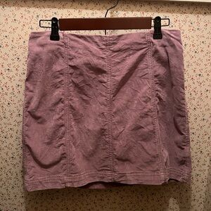 Free People Modern Femme Corduroy Mini Skirt